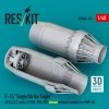 RESKIT RSU48-0451 F-15 Eagle/Strike Eagle (A,B,C,D,E early,J) F100-PW-220 closed exhaust nozzles for GWH kit (3D Printed) 1/48